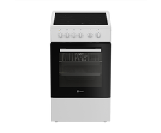 Viryklė INDESIT Cooker | I5V8PMW | Hob type Ceramic | Oven type Electric | Baltas | Plotis 50 cm | Gylis 60 cm | 55 L