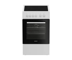 Viryklė INDESIT Cooker | I5V8PMW | Hob type Ceramic | Oven type Electric | Baltas | Plotis 50 cm | Gylis 60 cm | 55 L