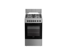 Viryklė INDESIT Cooker | I5G5PMX | Hob type Gas | Oven type Electric | Stainless Steel | Plotis 50 cm | Grilling | Gylis 60 cm | 60 L