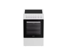 Viryklė INDESIT Cooker | IS5V5GSW/P | Hob type Ceramic | Oven type Electric | Baltas | Plotis 50 cm | Gylis 60 cm | 55 L