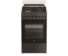 Viryklė Whirlpool Cooker | W5G8LMSWTA | Hob type Gas | Oven type Electric | Anthracite | Plotis 50 cm | Gylis 60 cm | 60 L