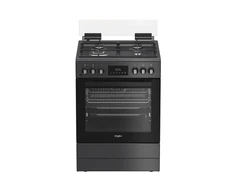 Viryklė Whirlpool Cooker | W6G8LSSAWTA | Hob type Gas | Oven type Electric | Anthracite | Plotis 60 cm | Gylis 60 cm | 72 L