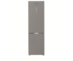 Whirlpool Šaldytuvas | WHK 26403 XP6E | Energy efficiency class C | Free standing | Combi | Height 203.5 cm | No Frost system | Šaldytuvas net capacity 249 L | Šaldiklis net capacity 106 L | 35 dB | Pearl Inox