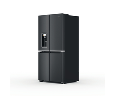 Whirlpool Šaldytuvas | WQ9I FO2BX EF | Energy efficiency class E | Free standing | Side by side | Height 187.6 cm | No Frost system | Šaldytuvas net capacity 355 L | Šaldiklis net capacity 237 L | Ekranas | 41 dB | Juodas
