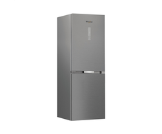 Whirlpool Šaldytuvas | WHK 26364 XP7E | Energy efficiency class B | Free standing | Combi | Height 186.5 cm | No Frost system | Šaldytuvas net capacity 210 L | Šaldiklis net capacity 106 L | 35 dB | Pearl Inox