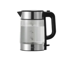 Xiaomi | Elektrinis stiklas Virdulys EU | Elektrinis | 2200 W | 1,7 l | Stiklas | 360° sukamasis pagrindas | Juodas/Nerūdijantis plienas