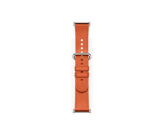 Xiaomi | Odinis greitai atsegamas dirželis | Coral oranžinis | Nerūdijantis plienas/Blauzdos oda | Tinka 135-205 mm riešui