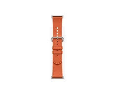 Xiaomi | Odinis greitai atsegamas dirželis | Coral oranžinis | Nerūdijantis plienas/Blauzdos oda | Tinka 135-205 mm riešui
