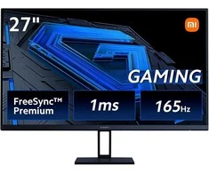 Monitorius Xiaomi  G27i / 27 col. / IPS 1920 x 1080 / 1 ms / 250 cd/m² / 165 Hz / HDMI 2.0x1 / Juodas