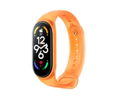 Išmaniosios apyrankės Xiaomi Mi Smart Band 7 dirželis, Oranžinės spalvos
