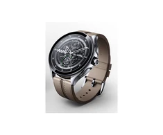 Išmanusis laikrodis Xiaomi Watch 2 Pro BT, Sidabrinės spalvos nerūdijančio plieno korpusas su rudos spalvos odiniu dirželiu