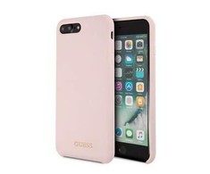 Guess GUHCI8LSGLLP iPhone 7/8/SE 2020/ SE 2022 light pink/šviesiai rausva hard case Silicone
