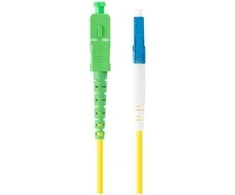 LANBERG šviesolaidinis patchcord SM LC/UPC-SC/APC simplex 2m LSZH g657a1 3.0mm geltonas