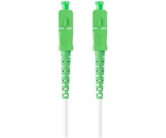 LANBERG šviesolaidinis patchcord SM SC/APC-SC/APC simplex 20m LSZH g657b3 3.0mm baltas