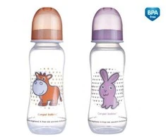 CANPOL BABIES buteliukas, transparent, 12 mėn+, 250 ml, 59/200