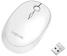 Pelė LogiLink LogiLink Pelė Funk &amp; Bluetooth,2.4GHz,800/1200/1600dpi,baltas