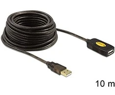 DELOCK Cable USB 2.0 plėtinys, aktyvus 10m