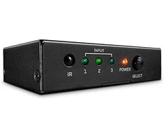 HDMI Jungiklis - LINDY 3 Prievadų HDMI 18G Jungiklis 4K@60Hz 18Gbps HDR10