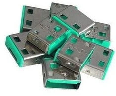 USB Priedas - LINDY USB Type A Prievadų Blokatoriai, 10 vnt., Žali