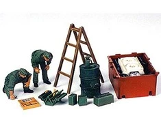 Tamiya Vokiečių tanko variklio priežiūros įgulos figūrėlės 1/35 (35180)