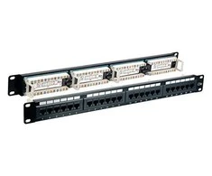 EFB Patch panelė 1U 24x RJ45 Kat. 6 UTP (37585.1)