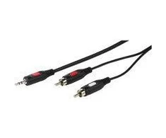 Vivanco kabelis 3,5 mm – 2xRCA 2,5 m (46031)