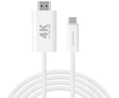 4Smarts USB-C į HDMI laidas 2m baltas (baltas)