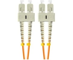LANBERG šviesolaidinis patchcord MM SC/UPC-SC/UPC dvipusis 5m LSZH om2 50/125 3.0mm oranžinis