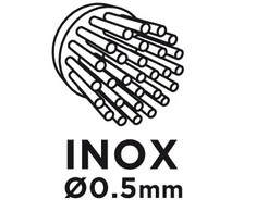 Graphite Grafitinis vielinis šepetys 100 mmxM14 INOx - 57H583