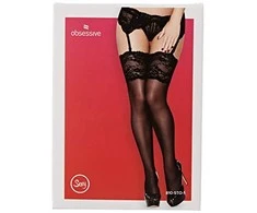 Obsessive - 810-STO-1 Stockings Juodas L/XL
