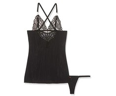 Obsessive Obsesinis – 828-CHE-1 Chemise &amp; Thong S/M