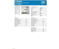 Šaldytuvas BEKO TS190340N
