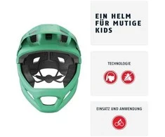 Šalmas Abus YouDrop FF sage žalias-S (48-55)