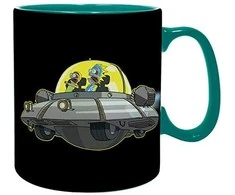 ABYstyle RICK AND MORTY Spaceship puodelis | Reaguojantis į karštį