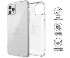Apple iPhone 11 Pro Max Adidas OR PC dėklas Big Logo (36406) skaidrus