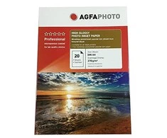 Agfaphoto fotopopierius A4 Professional High Glossy 260g 20 lapų