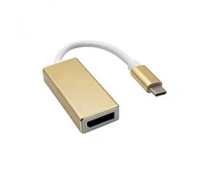 USB adapteris Akyga USB-C – DisplayPort Gold (AK-AD-56)