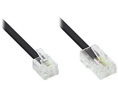 Good Connections Geros jungtys DSL modemo kabelis 6m RJ11 iki RJ45 sultys