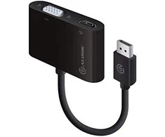AV adapteris Alogic Rodyti Uostas - HDMI - D-Sub (VGA) juoda (DP- VGHD4K-ADP)