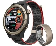 Išmanusis žiedas Amazfit Helio, Titano spalvos, 10 dydis