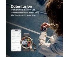 Išmanusis žiedas Amazfit Helio, Titano spalvos, 10 dydis