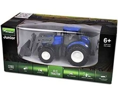 Amewi Amewi RC Traktor mit Räum-Schiebeschild LiIon 500mAh blau/6+