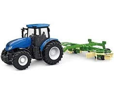 Amewi Amewi RC Traktor mit Kreiselschwader LiIon 500mAh blau/6+