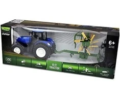 Amewi Amewi RC Traktor mit Kreiselschwader LiIon 500mAh blau/6+