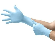 Vienkartinės pirštinės Ansell TouchNTuff® 92-670, 100 vnt, 0,13mm storio, dydis L (8,5-9) mėlynos