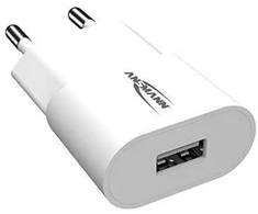 Ansmann namų įkroviklis HC105w 1xUSB 1000mA baltas