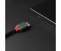 USB Kabelis - LINDY Anthra Line USB 3.2 Type C į Micro-B Laidas, M/M, 5Gbps, 1 m, Juodas