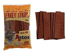 ANTOS Jerkey Strips Beef 20vnt. plokštelės su jautiena