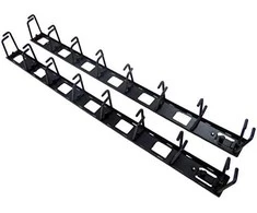 Schneider Electric APC VERTICAL CABLE ORGANIZER, 8 CABLE RINGS, ZERO U