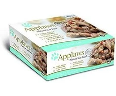 APPLAWS žuvis selekcinis daugiapakis sultinyje - šlapias kačių ėdalas - 12 x 70 g